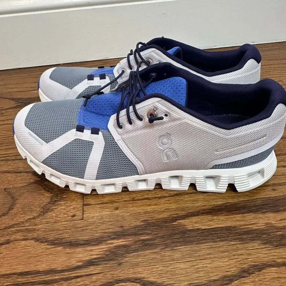 ON Cloud 5 Push Shoes Womens 10.5 WORN ONCE Lavender Chambray Blue/Gray Running - Picture 5 of 8